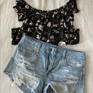 AE Soft and Sexy off the shoulder top